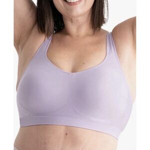 Truekind Daily Comfort Wirefree Shaper Bra‎ Light Purple Size L